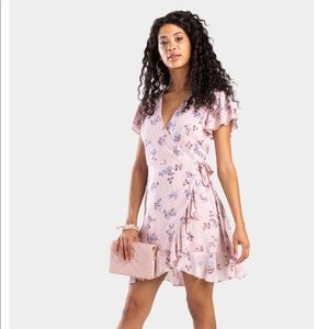 Floral Wrap Dress